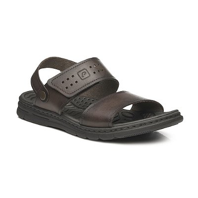 Sandália Masculina Couro Cravo - Pegada
