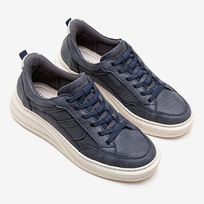 Tênis Masculino Pace Calce Fácil - Azul Navy - Democrata