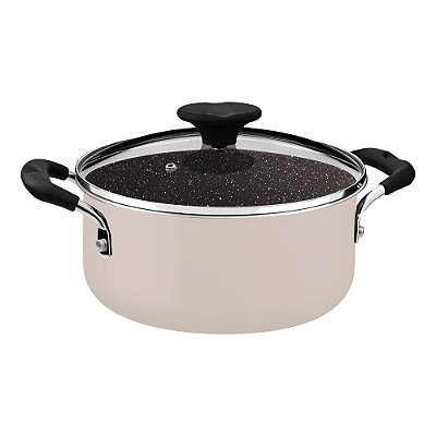 Caçarola Tunis Rosa Trufado - 20cm - 2,9L - Tramontina