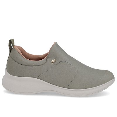 Tênis Feminino Casual Elastano - Verde - Usaflex