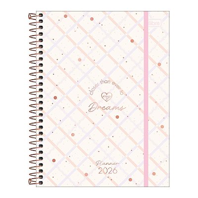 Agenda Planner Espiral Soho 2026 - Quadriculado - Tilibra