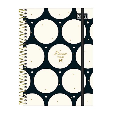 Agenda Planner Espiral West Village 2026 - Esferas - Tilibra