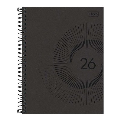 Agenda Planner Prátika 2026 - Preto - Tilibra