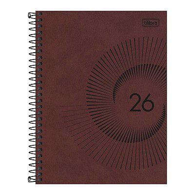 Agenda Planner Prátika 2026 - Vinho - Tilibra