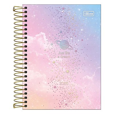 Agenda Espiral Diária Magic 2026 - Saturno - Tilibra