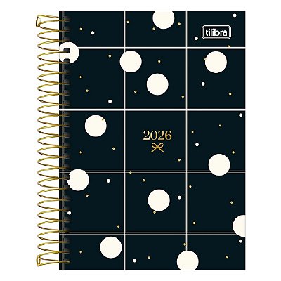 Agenda Espiral Diária West Village 2026 - Poá - Tilibra