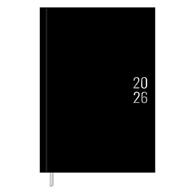 Agenda Executiva Costurada Diária Napoli 2026 - Preto - Tilibra