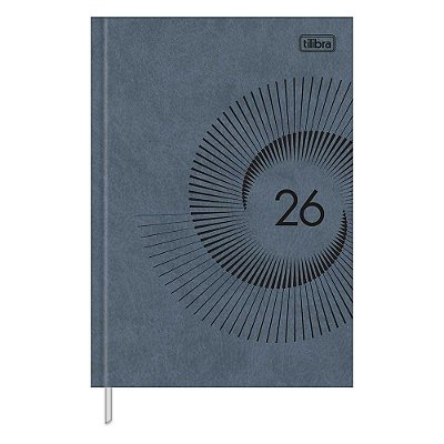 Agenda Executiva Costurada Master Prátika 2026 - Cinza - Tilibra