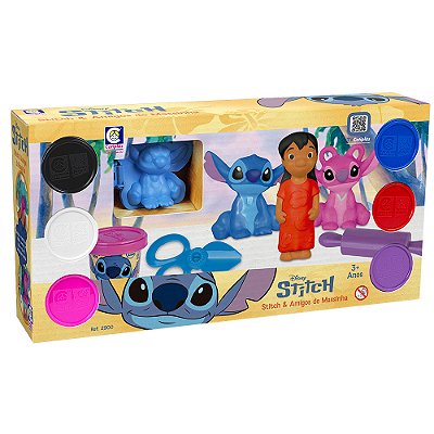 Massinha Stitch e Amigos de Massinha Disney - Cotiplás