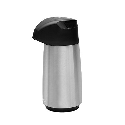 Garrafa Térmica Exata de Pressão Aço Inox - 1L - Tramontina