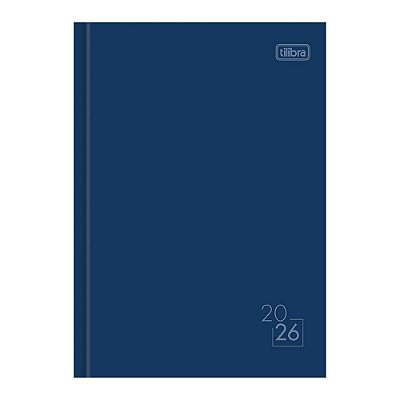 Agenda Costurada Diária Spice 2026 - Azul - Tilibra