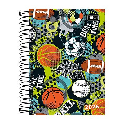 Agenda Espiral Diária Spice 2026 - Balls - Tilibra