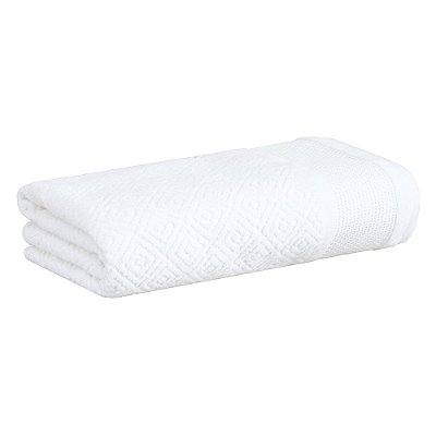 Toalha de Banho Kyoto Jacquard Aveludada - Branco 1011 - Buddemeyer