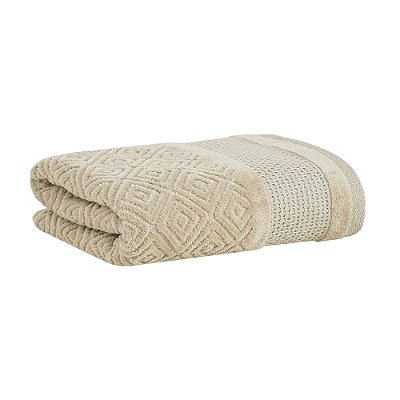 Toalha de Rosto Kyoto Jacquard Aveludada - Bege 3144 - Buddemeyer