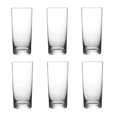 Jogo de Copos Altos Vital em Vidro - 465ml - 6 Peças - Fracalanza