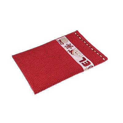 Pano de Copa Natalino - Noel Vermelho - Cavhome