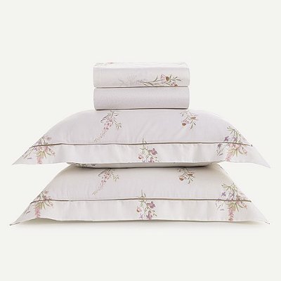 Jogo de Cama 300 Fios Arabella - Casal - 4 Peças - Karsten