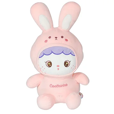 Pelúcia Baby Pets Fantasia - Coelhinho - 30cm - DM Toys