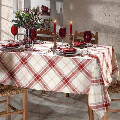 Toalha de Mesa Retangular Celebra - Natal 99 - 8 Lugares - Dohler