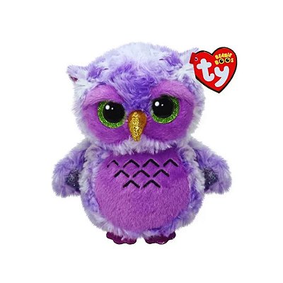 Pelúcia Beanie Boos - Corujinha Owlivia - Toyng