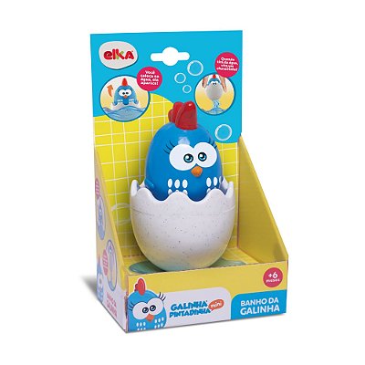 Boneco de Banho da Galinha Pintadinha - Elka