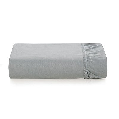 Lençol Avulso com Elástico Tom 200 Fios Queen - Mineral - Karsten