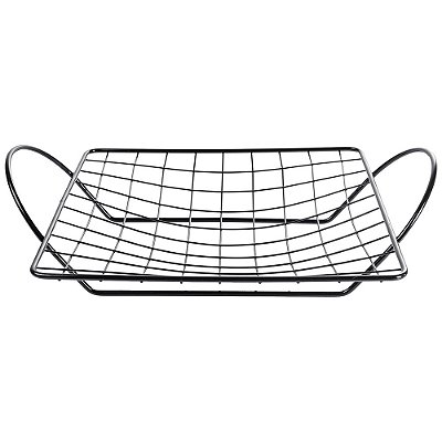 Fruteira de Mesa Cromada Aramado - Preto - Utimil