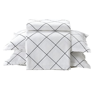 Kit de Colcha Piquet Favo - King - Orion - Döhler