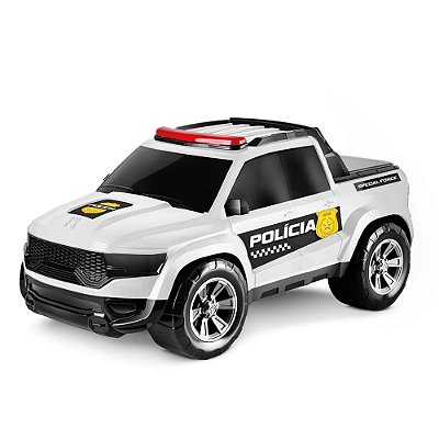 Caminhonete Pickup Polícia 40cm - Samba Toys