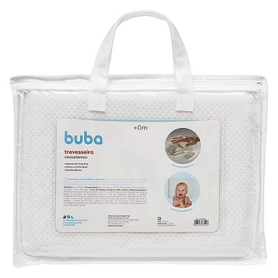 Travesseiro Viscoelástico Branco - Buba