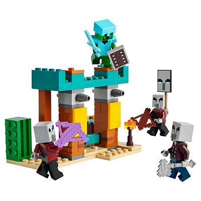 Lego Minecraft - Patrulha Villagers no Deserto - 105 Peças - Lego