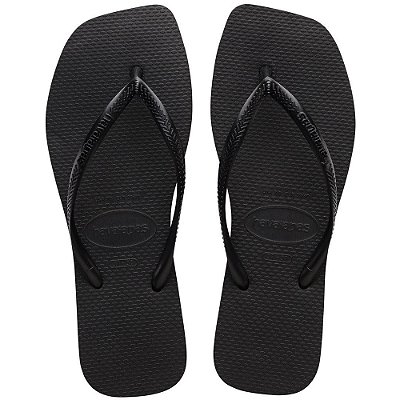 Chinelo Feminino Slim Square - Preto - Havaianas