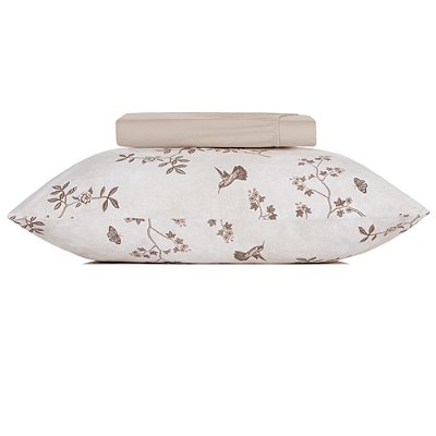 Jogo de Cama In Cotton Solteiro - Paradis Composê - 2 Peças - Altenburg