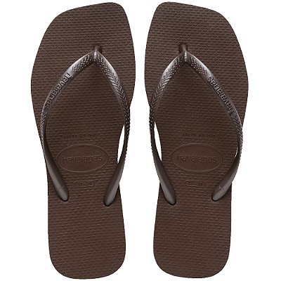 Chinelo Feminino Slim Square - Café - Havaianas