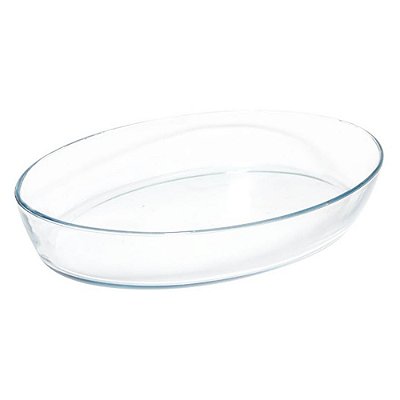 Assadeira Oval de Vidro - 3,2L - Casita