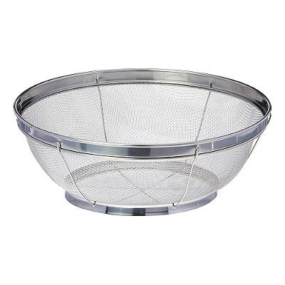 Escorredor Multiuso em Inox - 24cm - Mimo Style