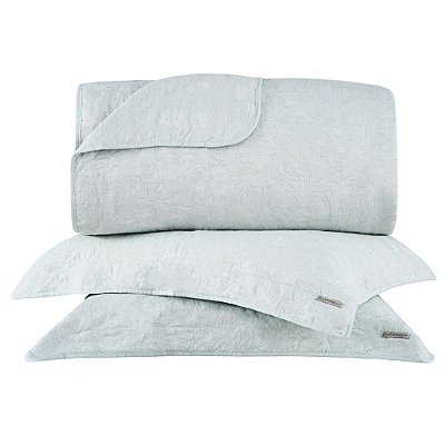 Jogo de Colcha Intense Hanna King Verde - 3 Peças - Buddemeyer