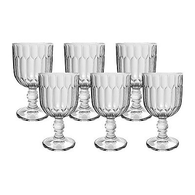 Jogo de Taças Majestic Clear 340ml - 6 Peças - Mimo Style
