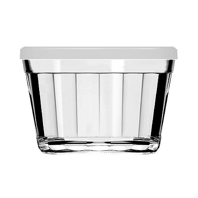Pote Copo Americano com Tampa - 350ml - Branco - Nadir