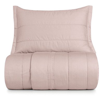Jogo de Colcha Lux 200 Fios Solteiro - Inspire Rosa - 200 Fios - Altenburg