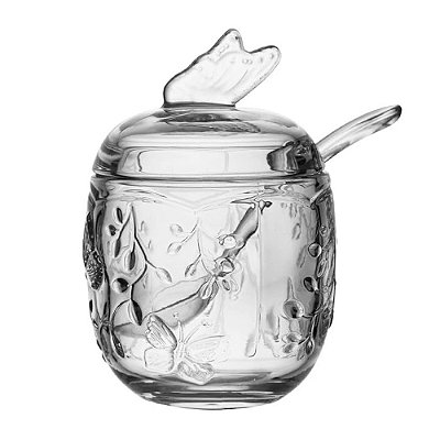 Açucareiro com Colher New Butterfly - Lyor