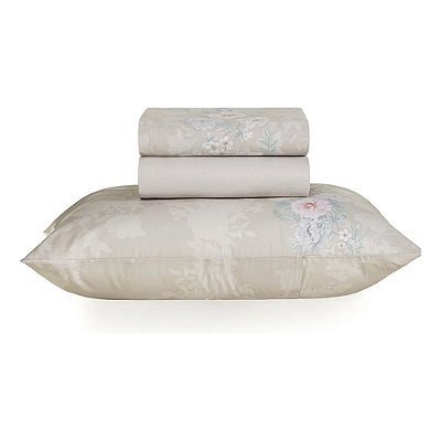 Jogo de Cama Percal 160 Fios - Poliana - Solteiro - Karsten