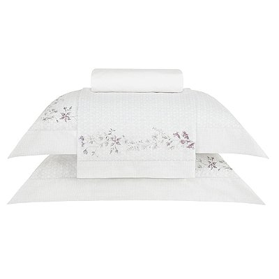 Jogo de Cama Gran Percalle Manila Queen 200 Fios - 4 Peças - Buddemeyer