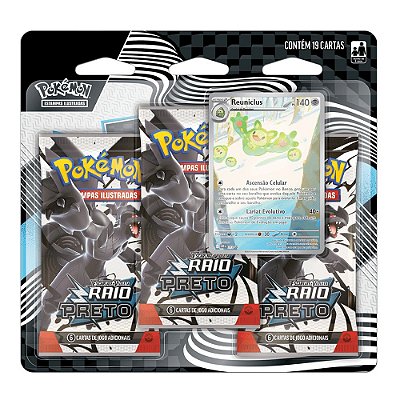 Jogo de Cartas Pokémon EV10.5 Triplo Raio Preto - Copag