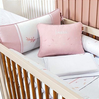 Kit de Berço Cozy - Rosé - 07 Peças - Batistela Baby