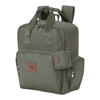 Mochila Multifuncional Maternidade City - Verde - Batistela Baby