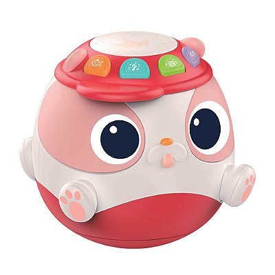 Tambor Musical Baby Vermelho - Guta Guti - DM Toys