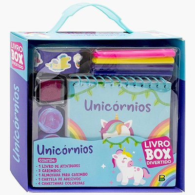 Kit Livro Box Divertido Unicórnios - Todolivro
