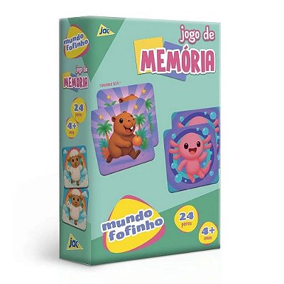 Jogo da Memória Mundo Fofinho - Jak