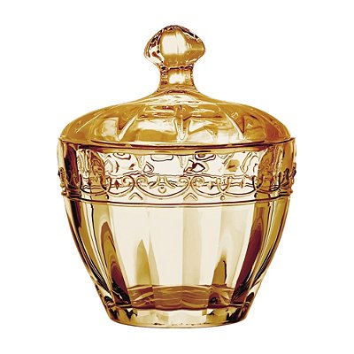 Potiche de Vidro Âmbar Paris 10cm - Mek